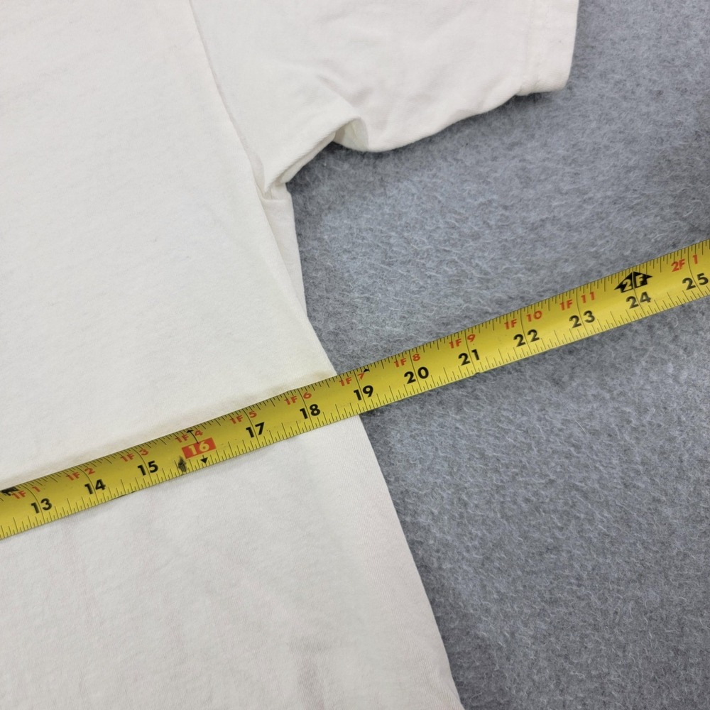 Gildan Shirt Mens Medium White Noah's Ark Heifer Project Graphic Tee Religious - Picture 7 of 8